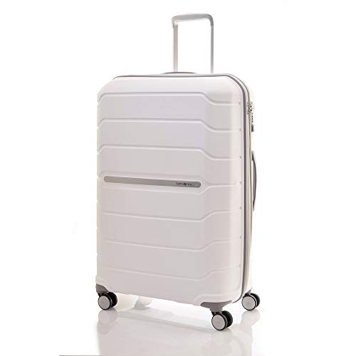 Samsonite Octolite Spinner Unisex Medium White Polypropylene Luggage Bag I72005005