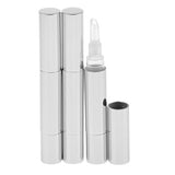 Baoblaze 3 Pack 5 ml Twist Pens Empty Lip Gloss Pen with Silicone Brush Tip, Cosmetic Ance Oil