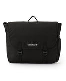 Timberland Unisex Crofton Water-Resistant Black Messenger Bag Laptop Bag