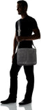 David King & Co. North South Laptop Messenger, Black, One Size