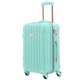 kensie Women's Alma Hardside Spinner Luggage, Opal, Carry-On 20-Inch