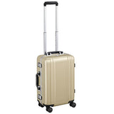 Zero Halliburton Classic Polycarbonate 2.0-19" Carry-On 4-Wheel Spinner, Gold