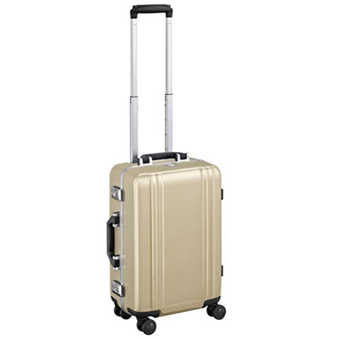 Zero Halliburton Classic Polycarbonate 2.0-19" Carry-On 4-Wheel Spinner, Gold