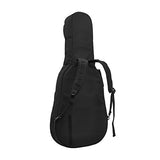 HAZARD 4 RFL-BTAX-BLK Battle Axe Guitar-Shaped Padded Rifle Case, Black