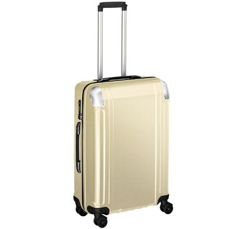 Zero Halliburton Geo Polycarbonate 24 Inch 4 Wheel Spinner Travel Case, Polished Gold, One Size