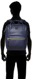 Anello Official Leather Cap Backpack AT-B1211 Navy Large