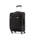 Samsonite Advena Expandable Softside Carry On Luggage With Spinner Wheels, 19 Inch, Black