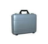 Zero Halliburton Classic Polycarbonate Framed Attache Case In Silver Zpa15