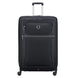 DELSEY Paris Executive Collection Softside Expandable Luggage with Spinner Wheels, Black, Checked-Large 29 Inch