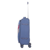 Aerolite 21" Carry On Ultra Lightweight Spinner Suitcase & Flight Bag Under Seat Shoulder Bag Set (Navy)