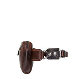 Jack Georges Voyager Large Travel Belt Bag Brown
