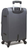 Dejuno Tuscany 3-Piece Lightweight Spinner Luggage Set-Grey