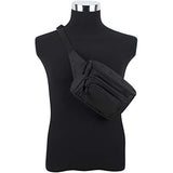 FUEL Signature Triple Pocket High Capacity Belt Bag, Fanny Pack (Expandability Min. 34 in - Max.