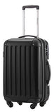 Hauptstadtkoffer-Alex-Carry On Luggage Suitcase Hardside Spinner Trolley Expandable 20¡° Tsa Black