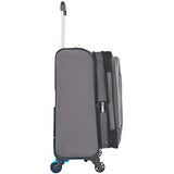 Ben Sherman Houndstooth Hike 20" Lightweight Softside Expandable 4-Wheel Spinner Carry-On Suitcase