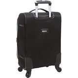Dejuno Aria Softsided Lightweight 3-Piece Spinner Luggage Set-Pink