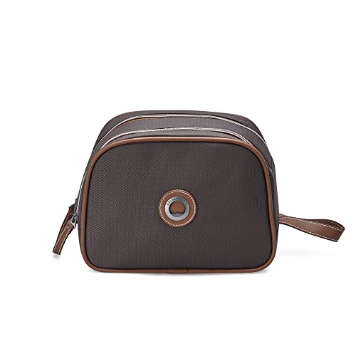 DELSEY Paris Women's Chatelet 2.0 Toiletry and Makeup Travel Bag, Chocolate Brown