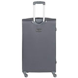 Flight Knight Lightweight 4 Wheel 300D Soft Case Suitcases Compatible Size For Vueling, Condor, TUI Fly - Large Charcoal FK0032_L