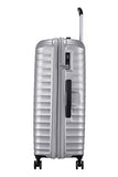 American Tourister Jetglam - Spinner Large Expandable Luggage, 77 cm, 109 L Grey (Metallic Silver)