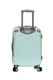 Rockland 20" Expandable Carry On, Spinner Luggage, Bright Green