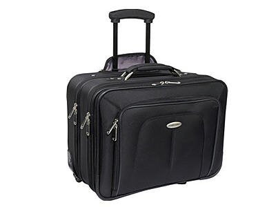 Samsonite 11021-1041 Smooth Rolling Wheels Provide Effortless Mobility. Push-Button Locking