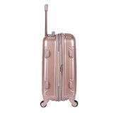 kensie Women's Alma Hardside Spinner Luggage, Rose Gold, Carry-On 20-Inch