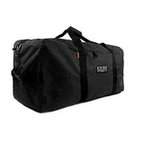 Heavy Duty Cargo Duffel Large Sport Gear Drum Set Equipment Hardware Travel Bag Rooftop Rack Bag (21" x 10" x 9", Black)