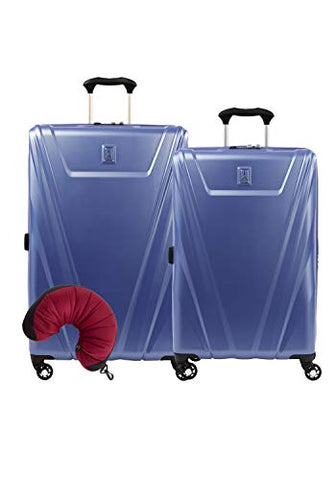 Travelpro Maxlite 5 Hardside 3-PC Set: Expandable 25-Inch and 29-Inch Spinner with Travel Pillow (Azure Blue)