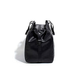The Gateway Duffel Black Leather Bag by Hook & Albert