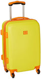Anne Klein 20"  Hardside Carry-On Spinner Luggage, Yellow Orange