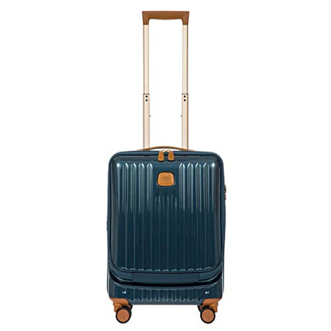 BRIC'S Capri 21" Hardside Spinner Carry-on with Pocket (Night Blue)