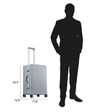 ALEON 26" Aluminum Traveler Hardside Checked Luggage