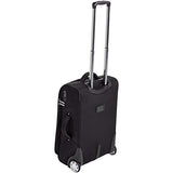 AmazonBasics Expandable Softside Carry-On Luggage Suitcase With TSA Lock And Wheels - 24 Inch, Black