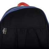 Kingdom Hearts Bag - Navy Blue And Whte Backpack With Kingdom Hearts Patches