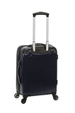 Rockland Santorini 20X28 Inch Expandable Polycarbonate Set, Navy