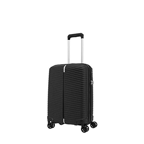 Samsonite Varro Spinner Unisex Small Black Polypropylene Luggage Bag GE6009001