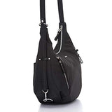 PacSafe Stylsafe anti-theft convertible crossbody bag Messenger Bag, 38 cm, 10 liters, Black (Black
