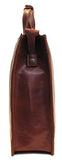 Floto Trastevere Attache Briefcase in Brown Italian Calfskin Leather