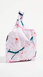 BAGGU Women's Baby Packable Bag Set of 3, Cherry Blossom/Lime/Marigold, Stripe, Floral, One Size