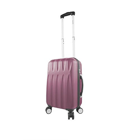 Viaggi Positano Hardside Spinner Carry-On, Burgundy, One Size