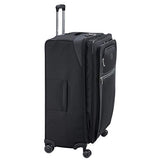 DELSEY Paris Executive Collection Softside Expandable Luggage with Spinner Wheels, Black, Checked-Large 29 Inch