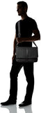 Calvin Klein Men'S Calvin Klein Coated Canvas Messenger Bag, Black, One Size