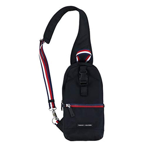 Tommy Hilfiger Single Strap Backpack Crossbody - Signature Black