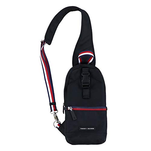 Tommy Hilfiger Single Strap Backpack Crossbody - Signature Black