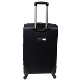 Amka Milenium 3-Piece Expandable Spinner Luggage Set - Black