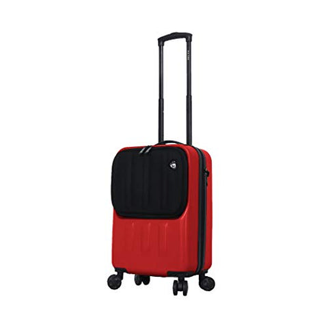 Mia Toro Furbo Smart Italy Hardside Spinner Luggage Carry-on, Red