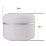 30 Gram Jar, 30 ML Jar, 10 pcs, BPA Free, Cosmetic Sample Empty Container, Plastic, Round Pot Cap