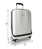 Exzact Cabin luggage/Carry-on Suitcase Bag - 20” / Hard shell/Hardside/Front Pocket for Laptops / 4