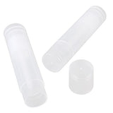 BQLZR 5ml Empty Clear Plastic Lip Balm Containers Transparent Lipstick Tubes Pack of 10