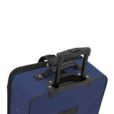 Travelers Club Genova Expandable Luggage Set, Navy Blue, 3 Piece